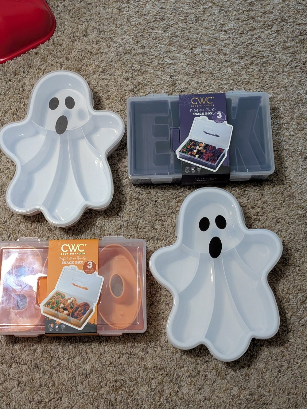 Halloween Plastic Snack Boxes
